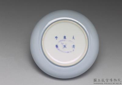 图片[2]-Brush washer with sky blue glaze, Qing dynasty, Kangxi reign (1662-1722)-China Archive